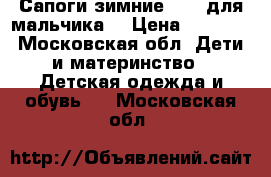 Сапоги зимние Geox для мальчика  › Цена ­ 2 900 - Московская обл. Дети и материнство » Детская одежда и обувь   . Московская обл.